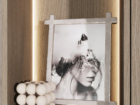 Parete televisiva 10 Modello 3D