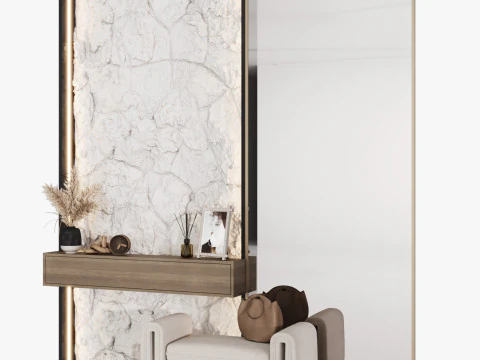 Composizione corridoio 14 Modello 3D