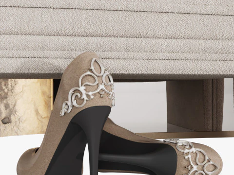 Composizione corridoio 14 Modello 3D