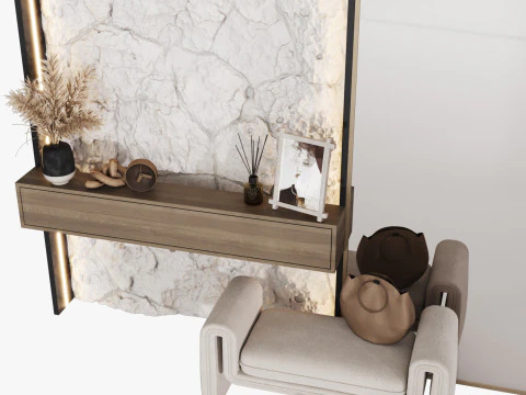 Composizione corridoio 14 Modello 3D