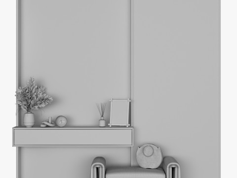 Hallway composition 14 3D Model