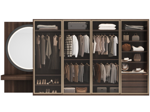 Wardrobe with filling 53 Modèle 3D
