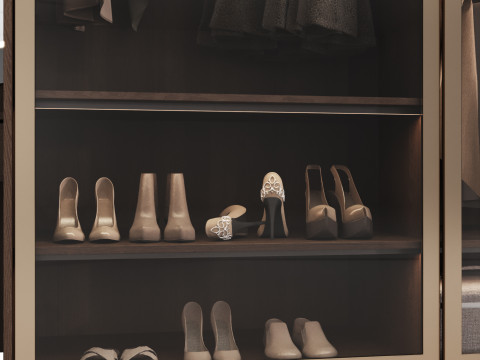 Wardrobe with filling 53 3Dモデル