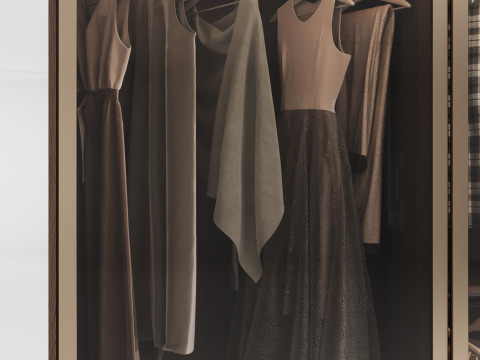 Wardrobe with filling 53 3Dモデル