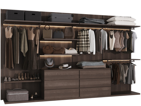 Wardrobe with filling 54 Modelo 3D