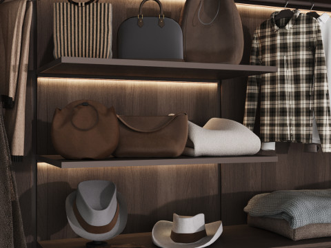 Wardrobe with filling 54 3D मॉडल