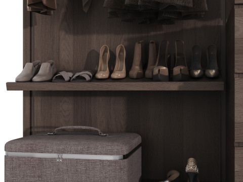 Wardrobe with filling 54 3D मॉडल