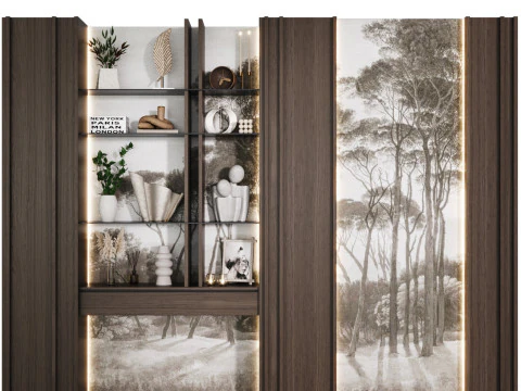 机架装饰 3D 模型