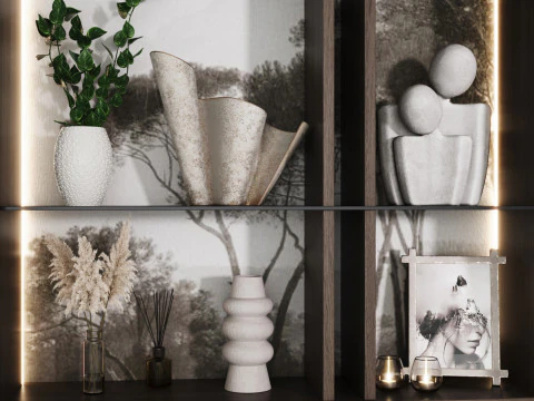 机架装饰 3D 模型