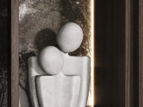 机架装饰 3D 模型