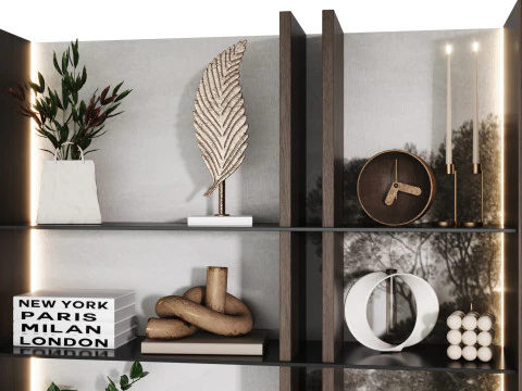 机架装饰 3D 模型