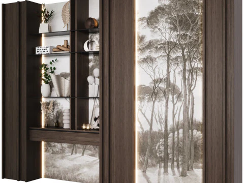 机架装饰 3D 模型