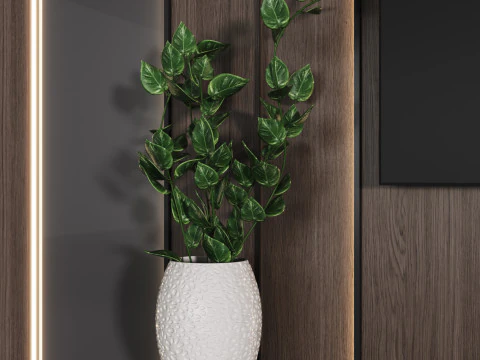 Parete TV 11 Modello 3D