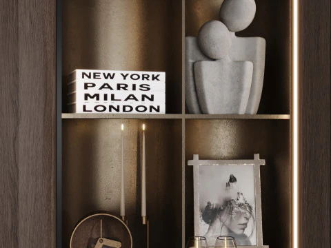 Parete TV 11 Modello 3D