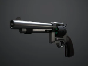 Rev&oacute;lver del vaquero espacial Modelo 3D