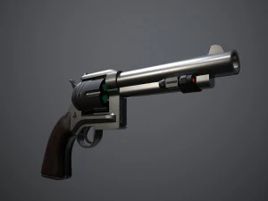 Space Cowboy Revolver 3D Model