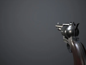 Space Cowboy Revolver 3D Model