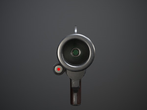 Space Cowboy Revolver 3D-Modell