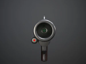 Space Cowboy Revolver 3D Model