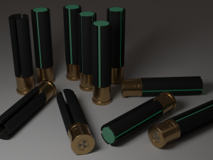 Space Cowboy Revolver 3D-Modell