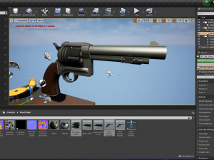 Space Cowboy Revolver 3D-Modell