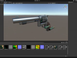 Space Cowboy Revolver 3D Model