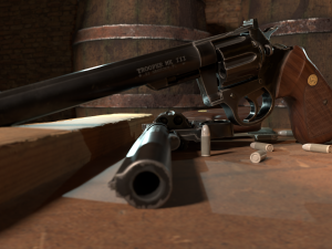Colt Trooper Mk III - 357 Magnum 3D Модель