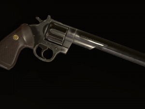 Colt Trooper Mk III - 357 Magnum 3D Модель