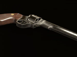 Colt Trooper Mk III - 357 Magnum 3D Model