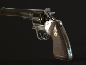 Colt Trooper Mk III - 357 Magnum 3D Model