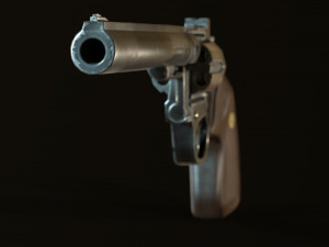 Colt Trooper Mk III - 357 Magnum 3D Модель