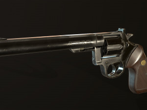 Colt Trooper Mk III - 357 Magnum 3D Модель