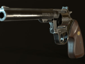 Colt Trooper Mk III - 357 Magnum 3D Модель