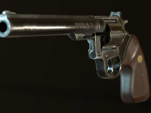 Colt Trooper Mk III - 357 Magnum 3D Model