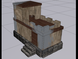 Medieval House Ruine 3D 模型
