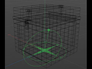 Poli Rendah Dada Poli Rendah Model 3D