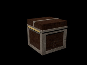 Chest Low-Poly Low-poly 3D 模型