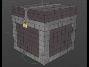 Chest Low-Poly Low-poly 3D 模型