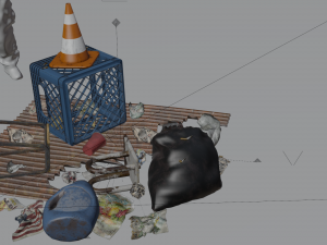 Urban industrial Trash Collections 1-5 3D 모델