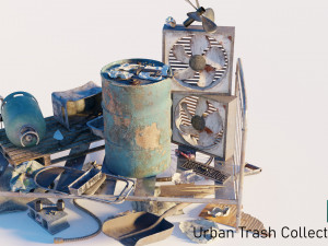 Urban industrial Trash Collections 510 3D 模型