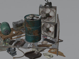 Urban industrial Trash Collections 510 3D-Modell