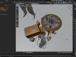 Urban industrial Trash Collections 2-3 3D Model