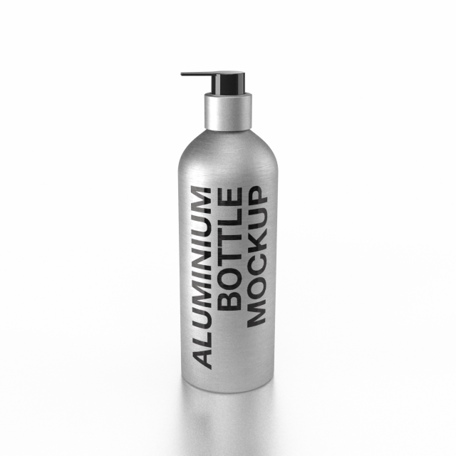 Aluminum Bottle 3D-Modell .c4d .max .obj .3ds .fbx .stl .blend 