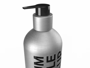 Aluminum Bottle 3D Model