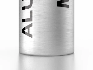 Aluminum Bottle 3D Model