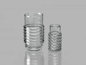 Vase en verre TD Modèle 3D