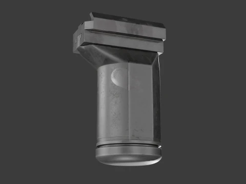 A SET OF TACTICAL GRIP RK attachment 3D Model