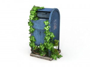 Overgrown Mailbox 1 3D Model