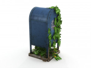 Overgrown Mailbox 1 3D Model