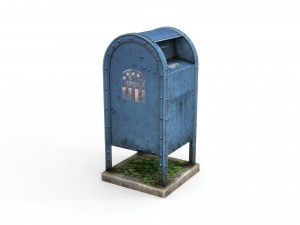 Overgrown Mailbox 1 3D Model
